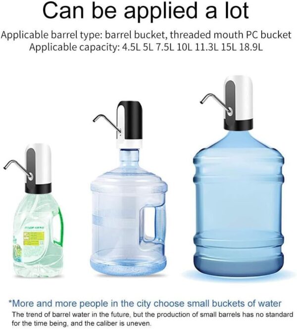 Dispenser Automático Recargable USB Para Bidones De Agua - Imagen 4