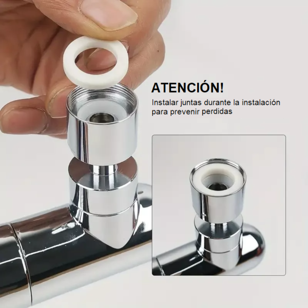 Accesorio Para Canilla con 4 Tipos de Chorro - Imagen 7