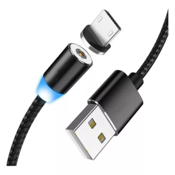 Cable Magnético 3 En 1 Compatible iPhone - Micro Usb - Usb C - Imagen 2