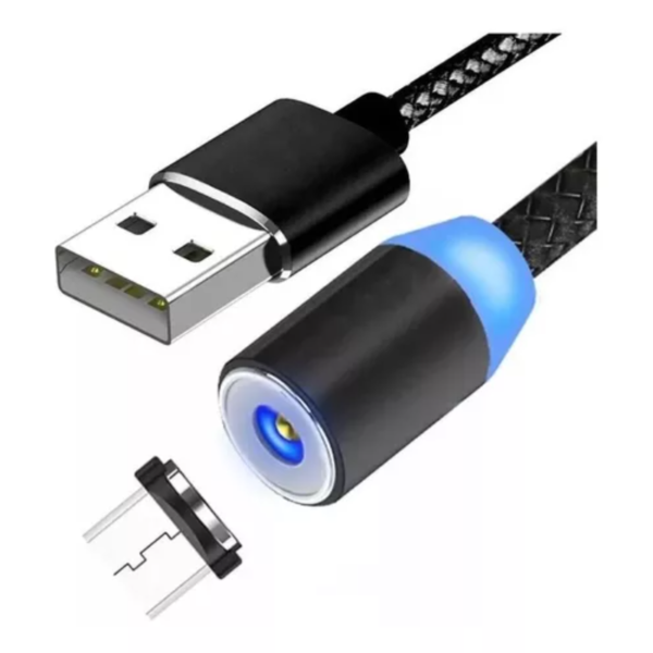 Cable Magnético 3 En 1 Compatible iPhone - Micro Usb - Usb C - Imagen 5