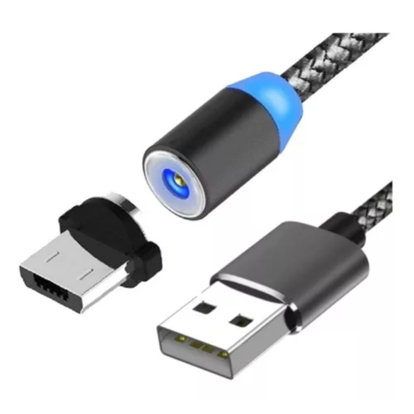 Cable Magnético 3 En 1 Compatible iPhone - Micro Usb - Usb C - Imagen 6