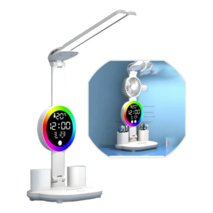 Lampara Led De Escritorio Con Ventilador
